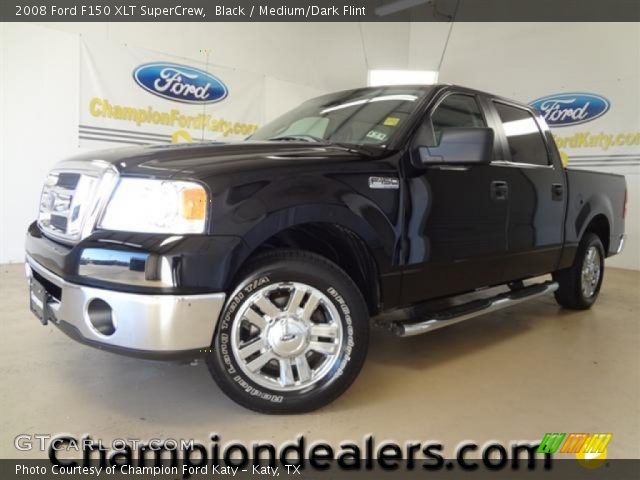 2008 Ford F150 XLT SuperCrew in Black