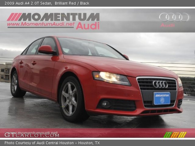 2009 Audi A4 2.0T Sedan in Brilliant Red