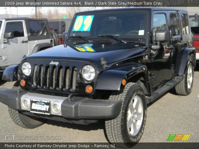 2009 Jeep Wrangler Unlimited Sahara 4x4 in Black