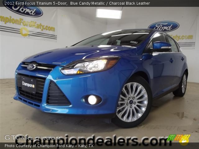 2012 Ford Focus Titanium 5-Door in Blue Candy Metallic