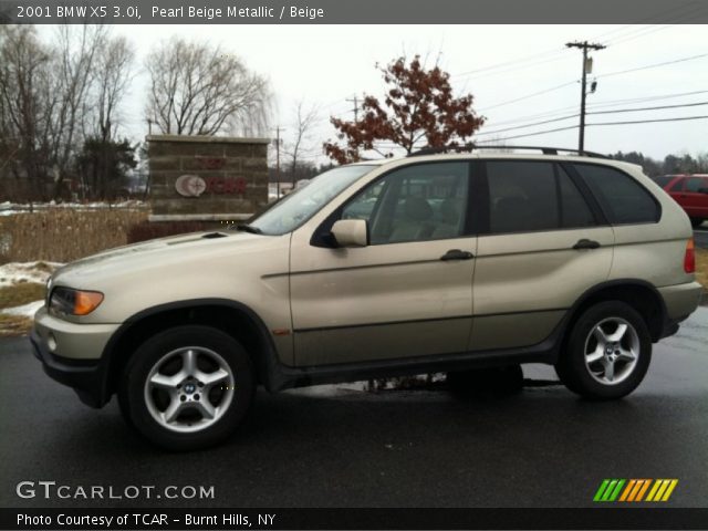 2001 BMW X5 3.0i in Pearl Beige Metallic