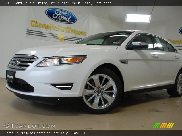 2012 Ford Taurus Limited in White Platinum Tri-Coat