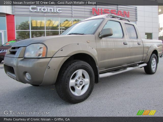 2002 Nissan Frontier SE Crew Cab in Gold Rush Metallic