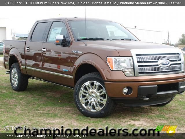 2012 Ford F150 Platinum SuperCrew 4x4 in Golden Bronze Metallic