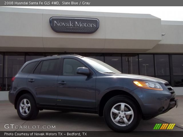 2008 Hyundai Santa Fe GLS 4WD in Slate Blue