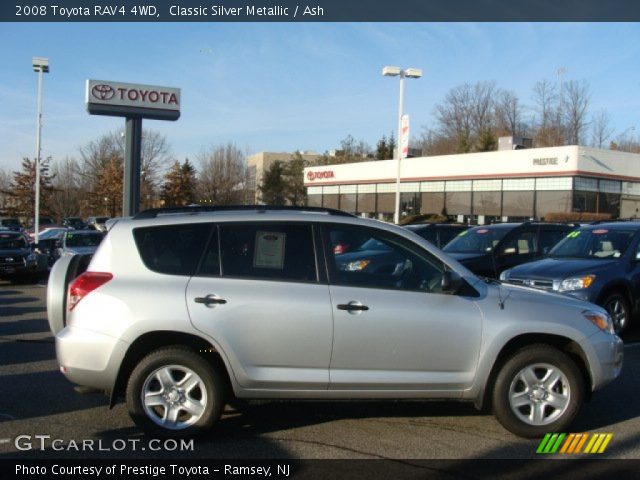 2008 Toyota RAV4 4WD in Classic Silver Metallic