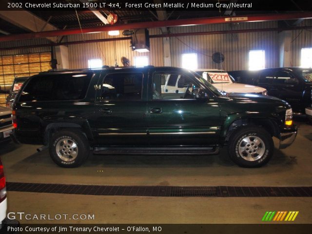 2002 Chevrolet Suburban 1500 LT 4x4 in Forest Green Metallic