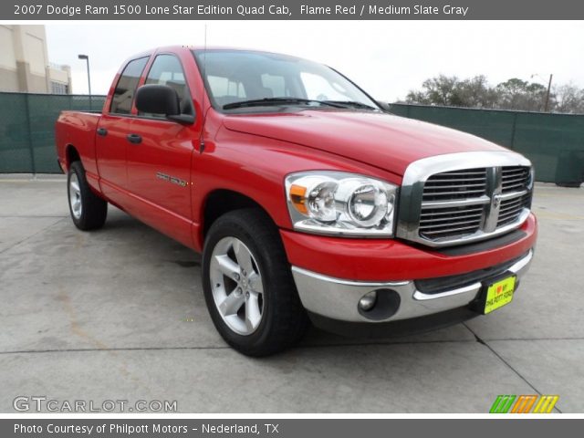 2007 Dodge Ram 1500 Lone Star Edition Quad Cab in Flame Red