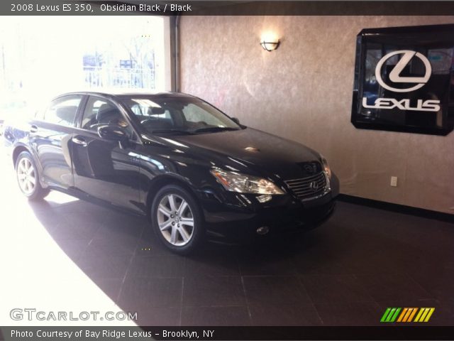 2008 Lexus ES 350 in Obsidian Black