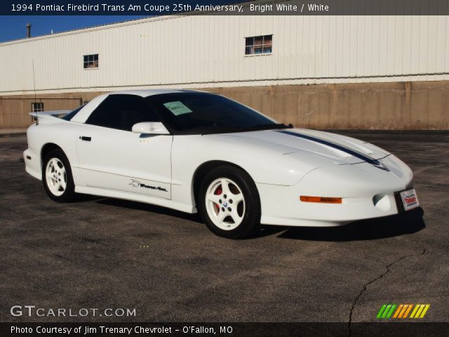 1994 Pontiac Firebird Trans Am Coupe 25th Anniversary in Bright White