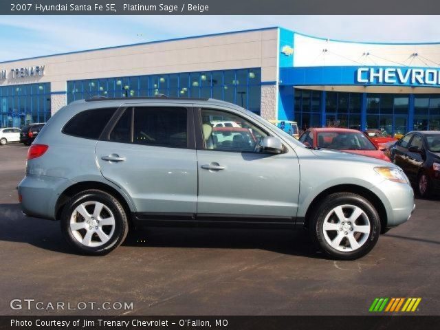2007 Hyundai Santa Fe SE in Platinum Sage