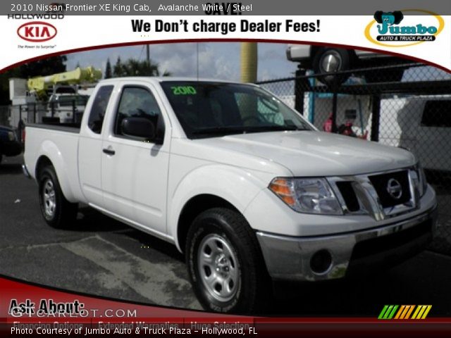 2010 Nissan Frontier XE King Cab in Avalanche White