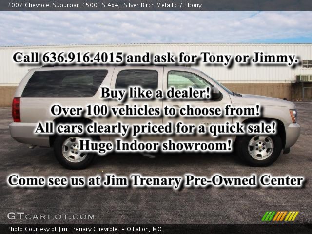 2007 Chevrolet Suburban 1500 LS 4x4 in Silver Birch Metallic