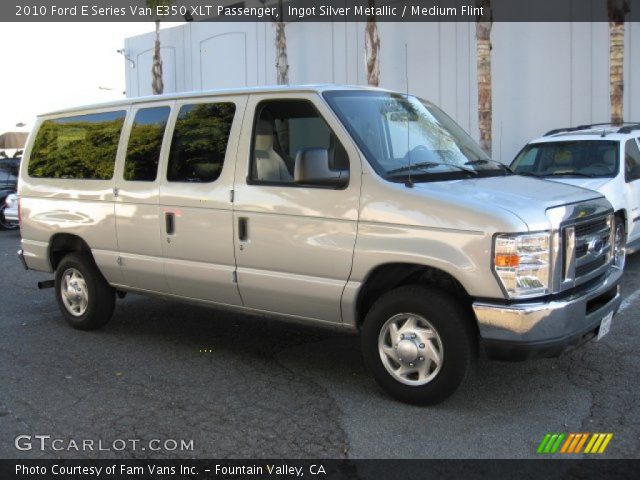 2010 Ford E Series Van E350 XLT Passenger in Ingot Silver Metallic