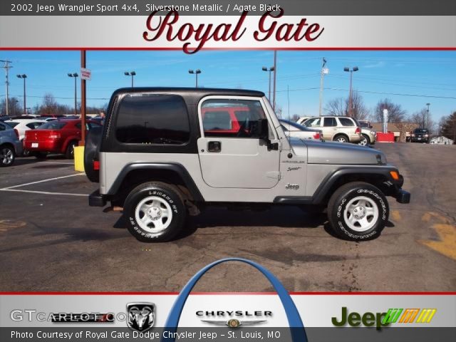 2002 Jeep Wrangler Sport 4x4 in Silverstone Metallic
