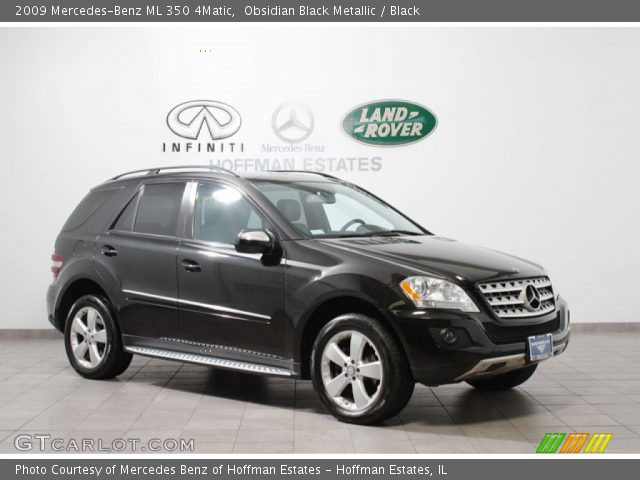 2009 Mercedes-Benz ML 350 4Matic in Obsidian Black Metallic