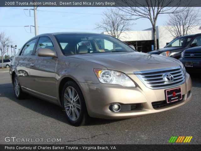2008 Toyota Avalon Limited in Desert Sand Mica