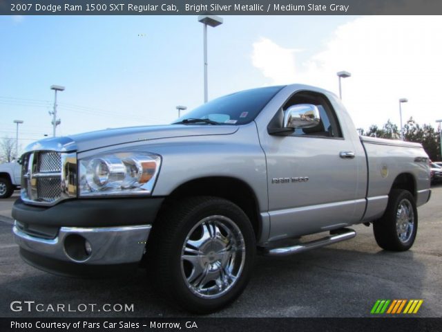 2007 Dodge Ram 1500 SXT Regular Cab in Bright Silver Metallic