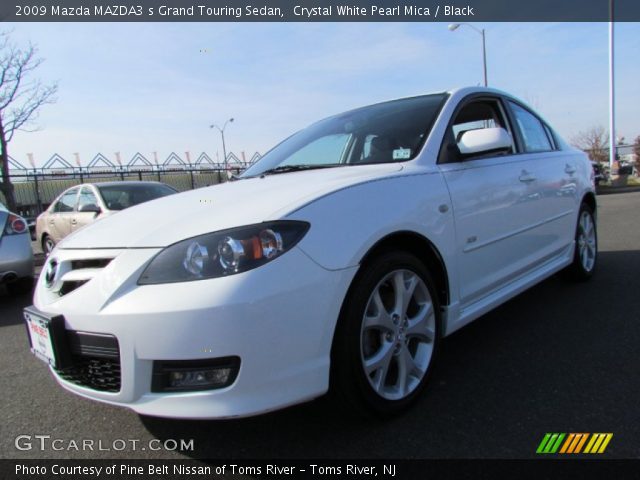 2009 Mazda MAZDA3 s Grand Touring Sedan in Crystal White Pearl Mica