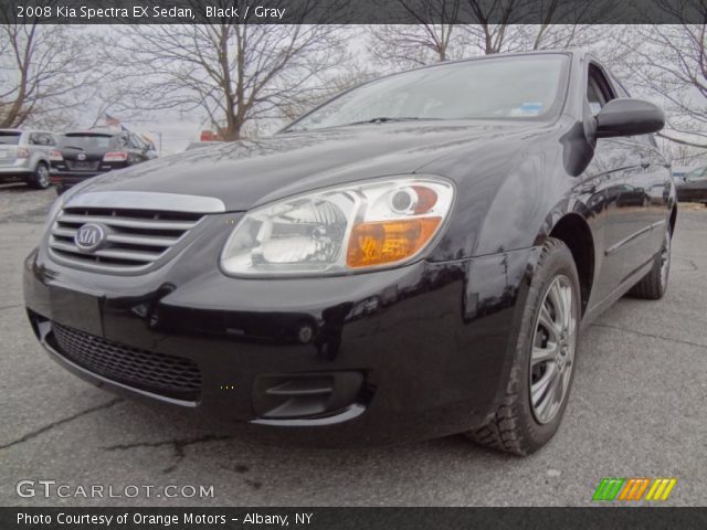 2008 Kia Spectra EX Sedan in Black