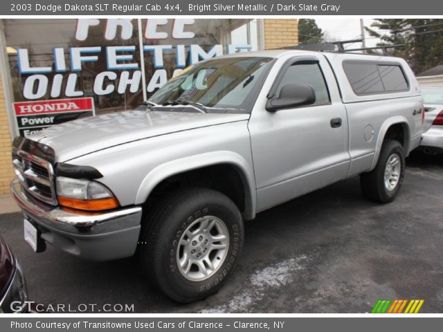 2003 Dodge Dakota SLT Regular Cab 4x4 in Bright Silver Metallic