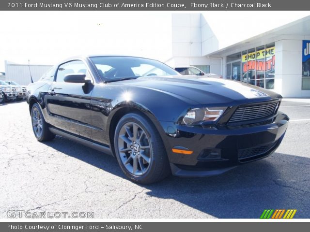 2011 Ford Mustang V6 Mustang Club of America Edition Coupe in Ebony Black
