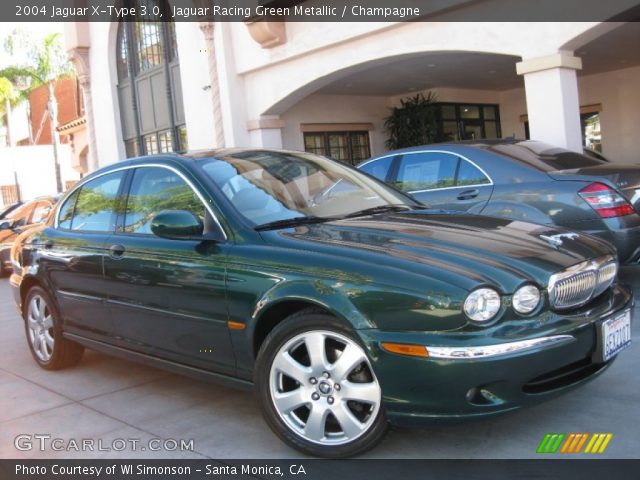2004 Jaguar X-Type 3.0 in Jaguar Racing Green Metallic