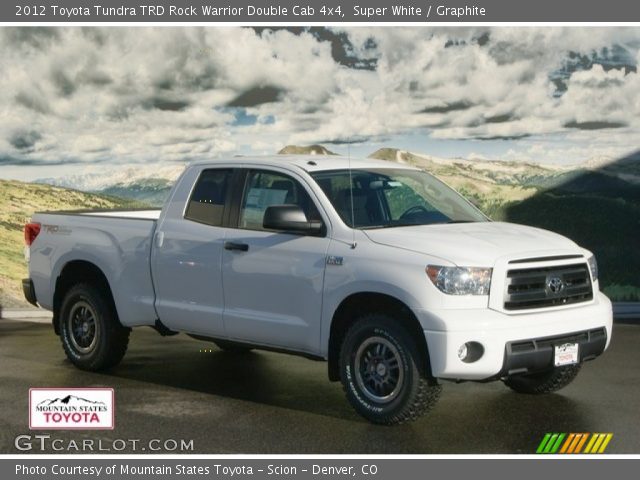 2012 Toyota Tundra TRD Rock Warrior Double Cab 4x4 in Super White