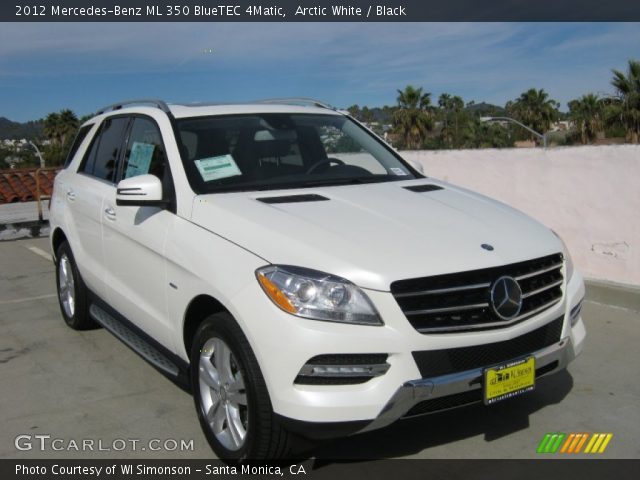 2012 Mercedes-Benz ML 350 BlueTEC 4Matic in Arctic White