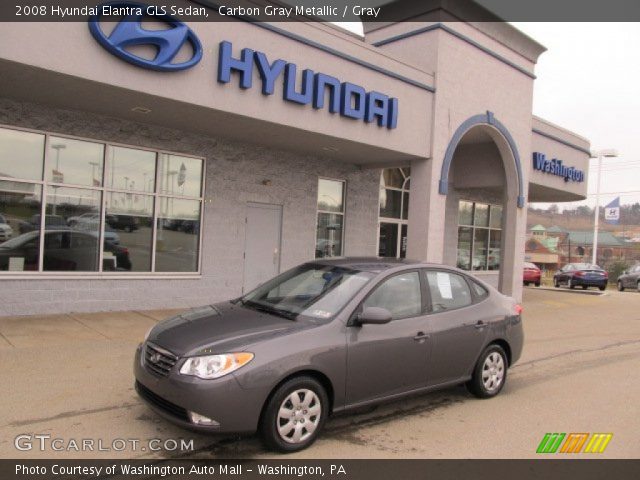 2008 Hyundai Elantra GLS Sedan in Carbon Gray Metallic