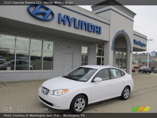 2010 Hyundai Elantra GLS in Nordic White