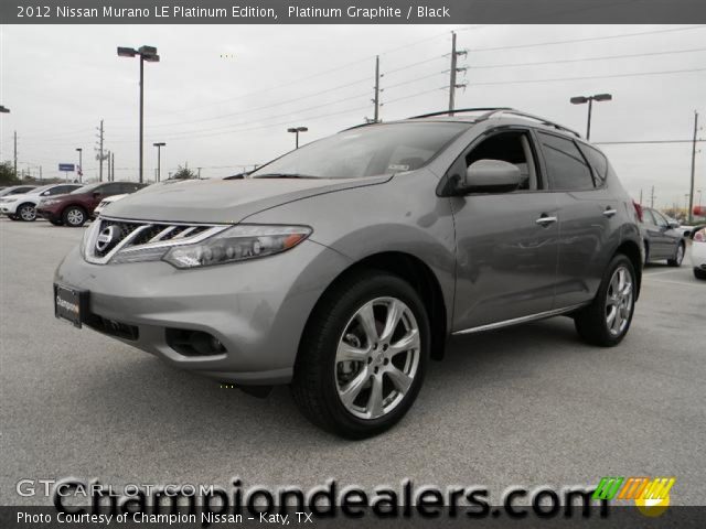 2012 Nissan Murano LE Platinum Edition in Platinum Graphite