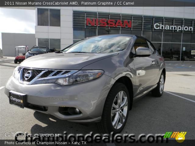 2011 Nissan Murano CrossCabriolet AWD in Platinum Graphite