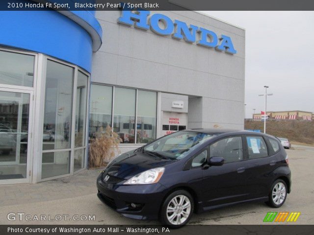 2010 Honda Fit Sport in Blackberry Pearl