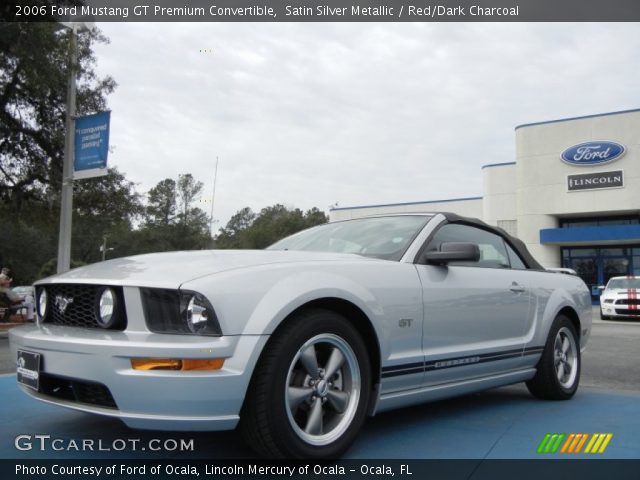 2006 Ford Mustang GT Premium Convertible in Satin Silver Metallic