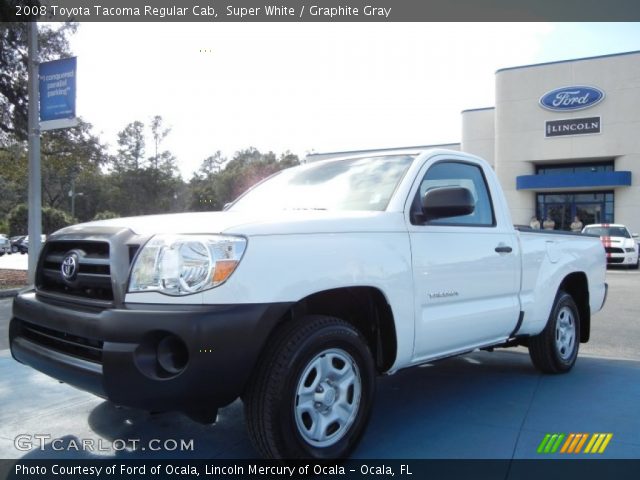 2008 Toyota Tacoma Regular Cab in Super White