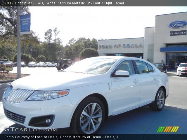 2012 Lincoln MKS FWD in White Platinum Metallic Tri-Coat
