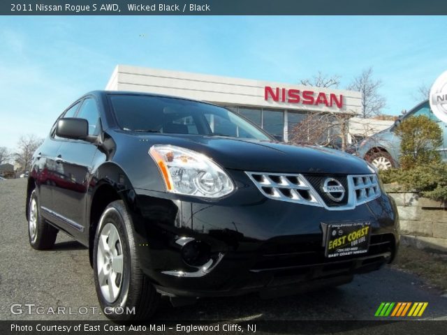 2011 Nissan Rogue S AWD in Wicked Black