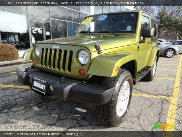 2007 Jeep Wrangler Sahara 4x4 in Rescue Green Metallic