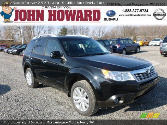 2012 Subaru Forester 2.5 X Touring in Obsidian Black Pearl