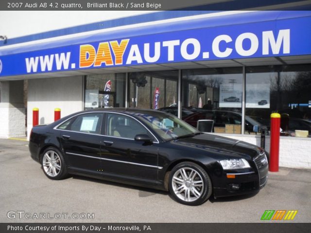 2007 Audi A8 4.2 quattro in Brilliant Black