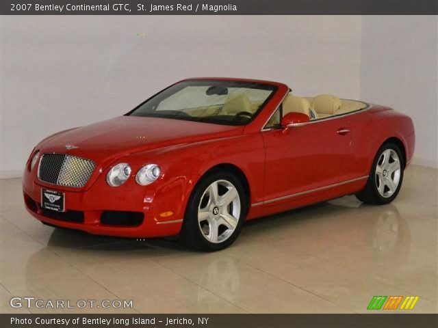 2007 Bentley Continental GTC  in St. James Red