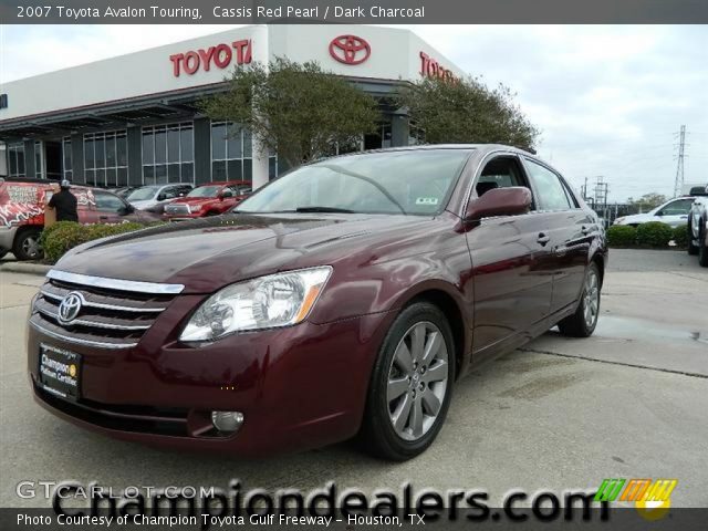 2007 Toyota Avalon Touring in Cassis Red Pearl