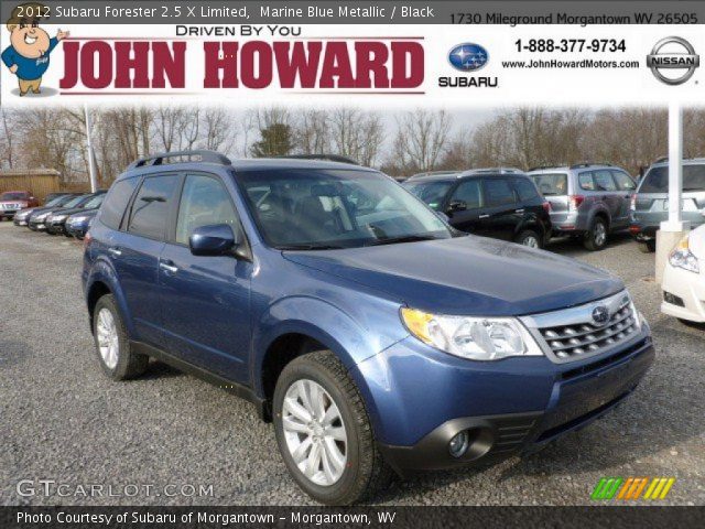 2012 Subaru Forester 2.5 X Limited in Marine Blue Metallic