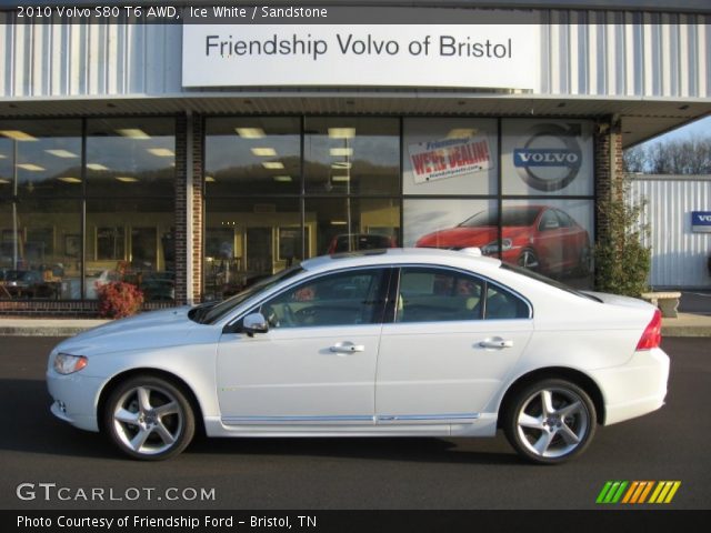 2010 Volvo S80 T6 AWD in Ice White