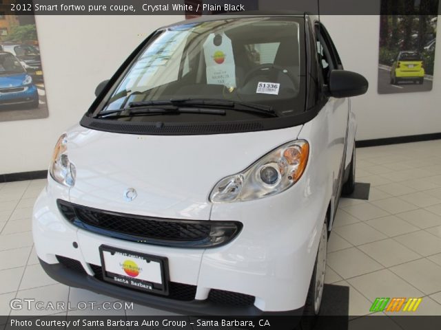 2012 Smart fortwo pure coupe in Crystal White