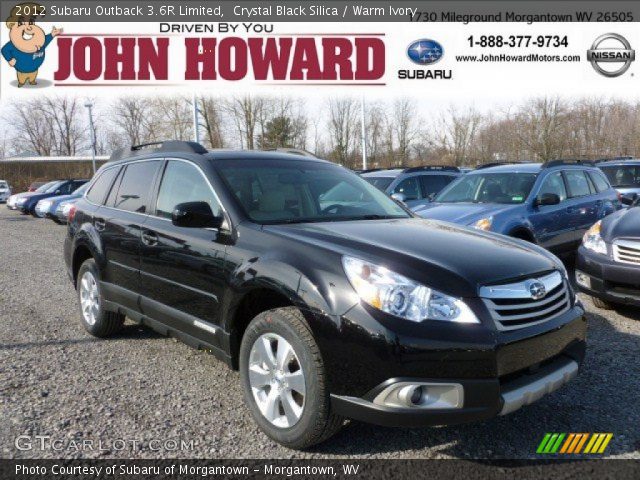 2012 Subaru Outback 3.6R Limited in Crystal Black Silica