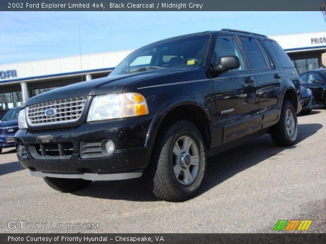 2002 Ford Explorer Limited 4x4 in Black Clearcoat