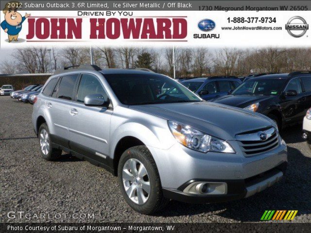2012 Subaru Outback 3.6R Limited in Ice Silver Metallic