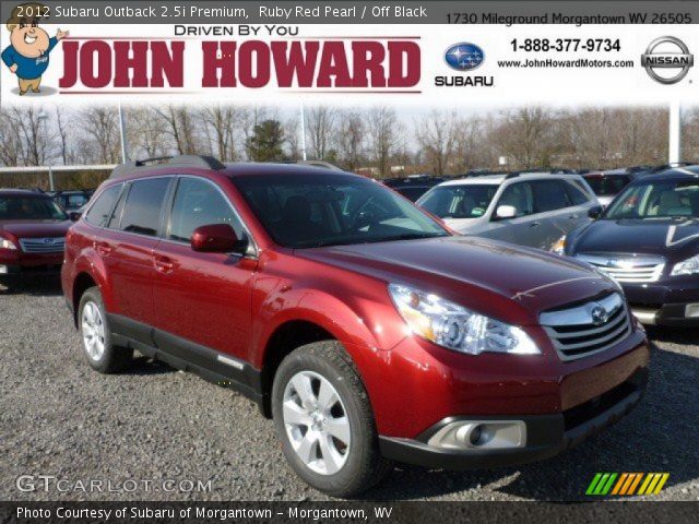 2012 Subaru Outback 2.5i Premium in Ruby Red Pearl